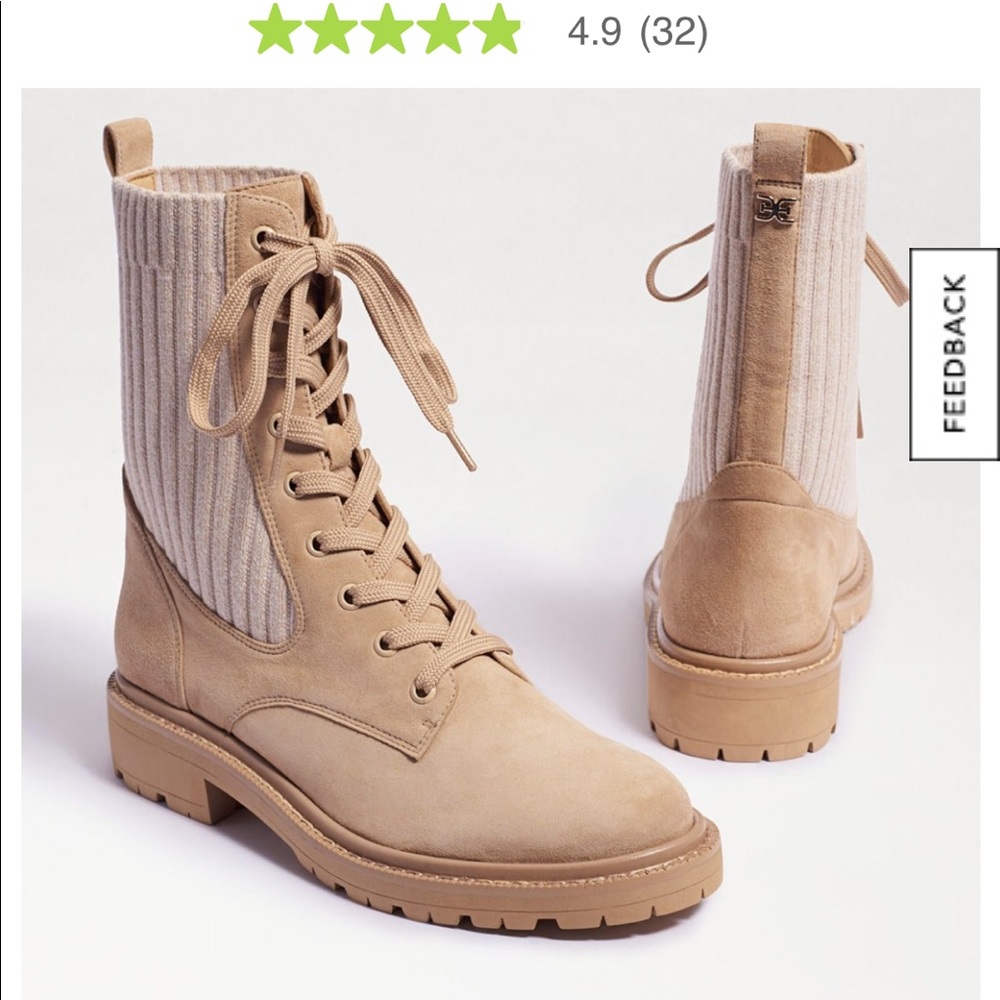 Sam Edelman combat boots